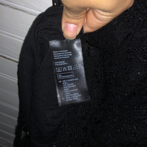 Black Dress | fishnet outer layer - Picture 4 of 5